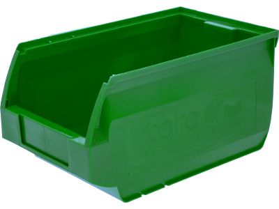 Ящик сплошной 250×150×130 мм, объем 4.88 л., арт.: 5002, зелёный, код: 11312