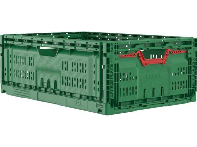 Ящик 600х400х220 складной, перфорированный, код: 38575