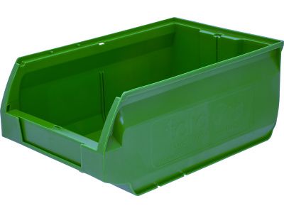 Ящик сплошной 350×230×150 мм, объем 12.08 л., арт.: 5003, зелёный, код: 14822