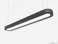 Овальный светильник OVALE BUCO DENTRO 6000K 82W