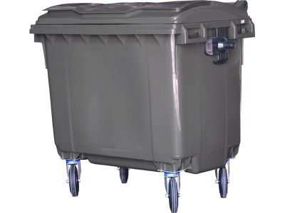 Мусорный контейнер 660л., арт. MGBG-660 серый, код: 21841