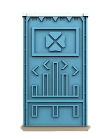 Мобильная туалетная кабина ЛЮКС ECOSTYLE