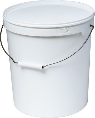 Ведро пластиковое 15 литров с крышкой, арт. ВП 15м, код: 13954