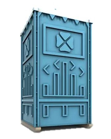 Мобильная туалетная кабина ЛЮКС ECOSTYLE