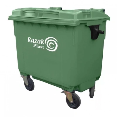 Евроконтейнер Razak 660 л зеленый