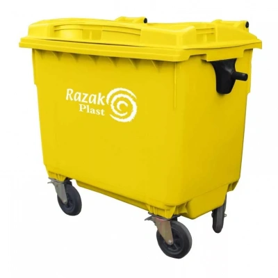 Евроконтейнер Razak 660 л желтый