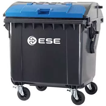 Евроконтейнер ESE 1100 л c круглой крышкой Lid-in-Lid