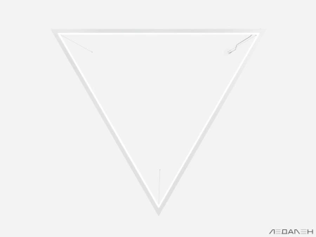 Купить треугольный светильник triangolo dentro 6000k 18w с доставкой