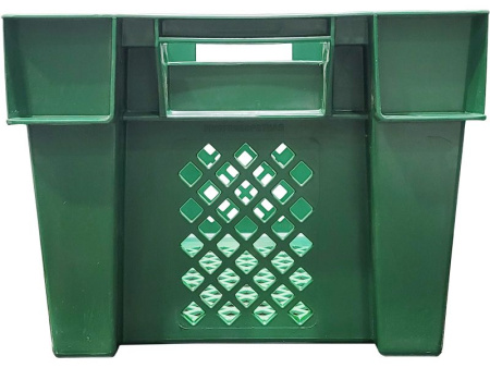 Ящик перфорированный 600×400×300, арт.: 108, объём 50, зелёный, код: 18309