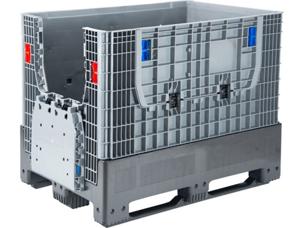 DPF-Box 1208S 1200x800x950 мм сплошной разборный на 3-х полозьях с 2-мя откид. дверцами, арт. DPF-Box 1208 S-S(3) F2, код: 18721