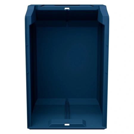 Складской лоток Logic Store 350x225x200 мм синий индиго с отверстиями для продольной перегородки