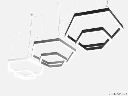 Купить шестиугольный светильник hexagon duo 6000k 78w с доставкой