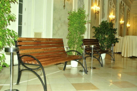 Скамейка стальная «Бульвар» 3,0 м (3 опоры)
