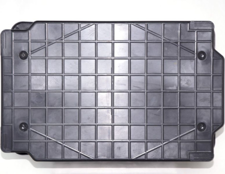 Ящик сплошной 600×400×300 мм, объем 52 л., арт.: 218-1, чёрный, код: 19564
