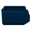 Складской лоток Logic Store 350x225x200 мм синий индиго с отверстиями для продольной перегородки