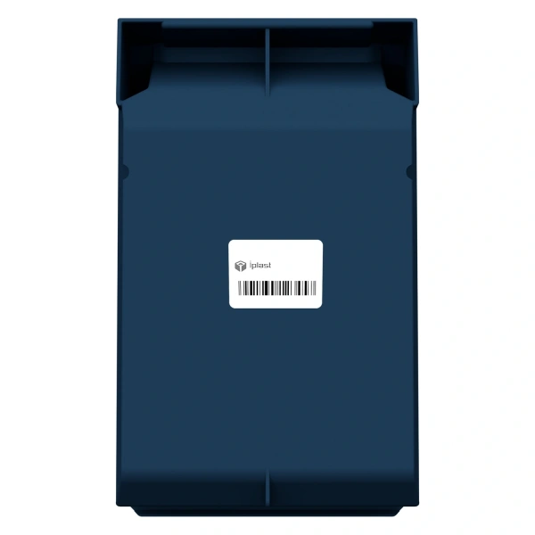 Складской лоток Logic Store 250х150х130 мм синий индиго с наклейкой 50х70 мм сбоку