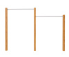 Турник двойной WOOD&SPORT «Реутов»