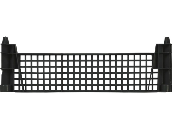 Ящик перфорированный 400×300×110, арт.: 101, объём 9, чёрный, код: 13154