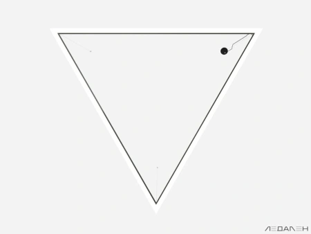 Купить треугольный светильник triangolo 3000k 69w с доставкой