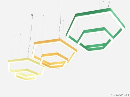 Купить шестиугольный светильник hexagon duo 6000k 78w с доставкой