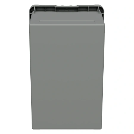 Вкладываемый контейнер INSTORE KV-6442.1 600х398х420 мм серый со сплошным дном и распашной крышкой