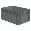 Ящик RL-KLT 6280 594х396х280 мм серый с дренажными отверстиями в дне