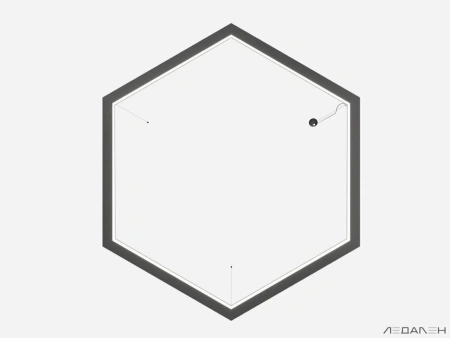 Купить шестиугольный светильник hexagon dentro 6000k 216w с доставкой