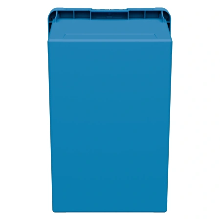Вкладываемый контейнер INSTORE KV-6442.1 600х400х420 мм голубой со сплошным дном и распашной крышкой