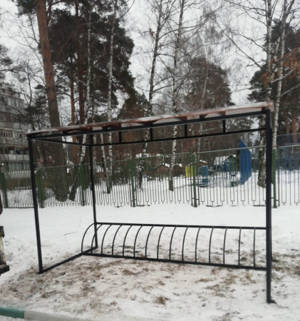 Велопарковка с навесом Velo-9 5 мест (1140 мм)