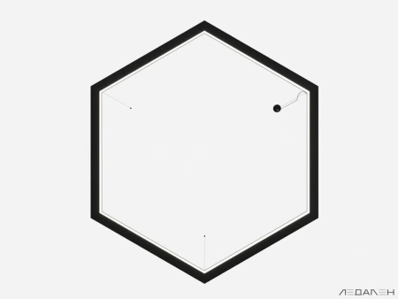 Купить шестиугольный светильник hexagon dentro 6000k 216w с доставкой