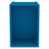 Большой контейнер 1200x800x800 мм iBOX голубой со сплошными стенками и дном, на ножках