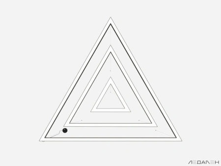Купить треугольный светильник triangolo trio 3000k 339w с доставкой