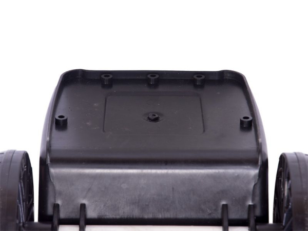 Мусорный бак 60л. с зелёной крышкой, арт. MGBKS 60 черный, код: 26889