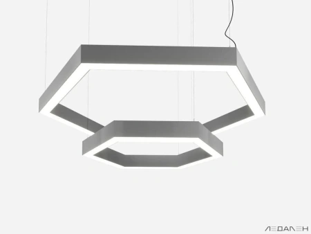 Купить шестиугольный светильник hexagon duo 6000k 78w с доставкой