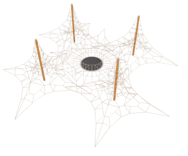 Пространственная сетка SPIDERGAME «Мангейм»