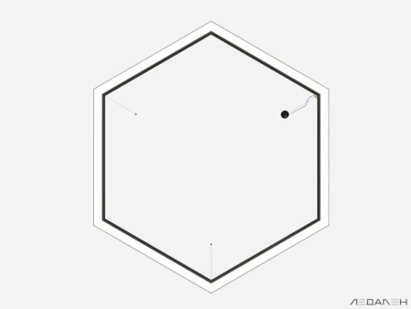 Купить шестиугольный светильник hexagon 3000k 108w с доставкой