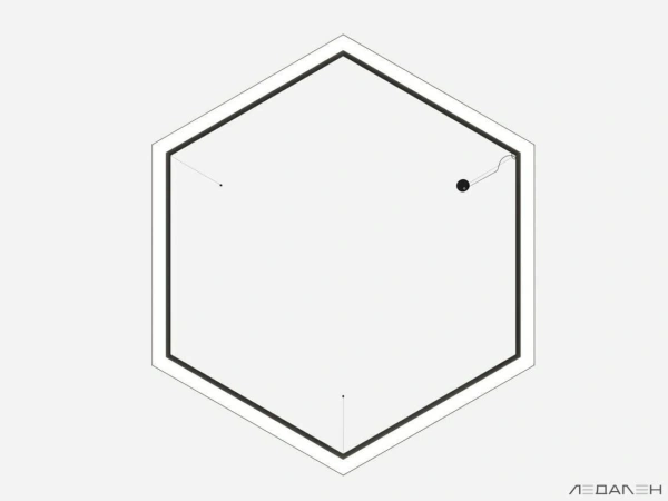 Заказать шестиугольный светильник hexagon 4000k 108w артикул  с доставкой