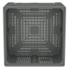 Большой контейнер 1130x1130x760 мм iBOX светло-серый c перфорированными стенками и дном, на ножках