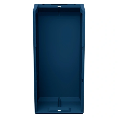 Складской лоток Logic Store 500х225х150 мм синий индиго с отверстиями для перегородок и наклейкой сбоку