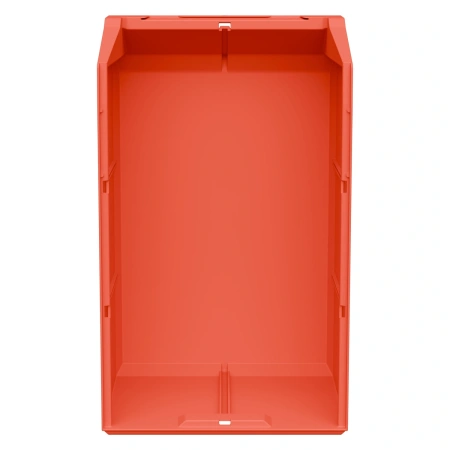 Складской лоток Logic Store 500х300х250 мм красный с отверстиями для перегородок N1 (12.407.1)