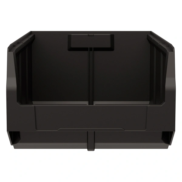 Складской лоток Logic Store 500х300х200 мм чёрный ЭКО с отверстиями для перегородок N1 (12.406.1)