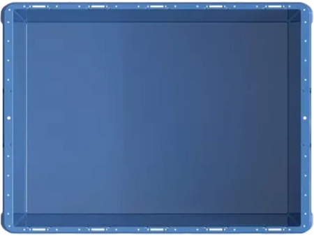 Ящик п/п 800х600х450 6,1кг. сплошной, конусный, на полозьях, код: 34269