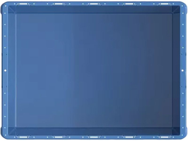 Ящик п/п 800х600х450 6,1кг. сплошной, конусный, на полозьях, код: 34269