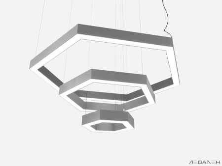 Купить шестиугольный светильник hexagon trio 5000k 198w с доставкой