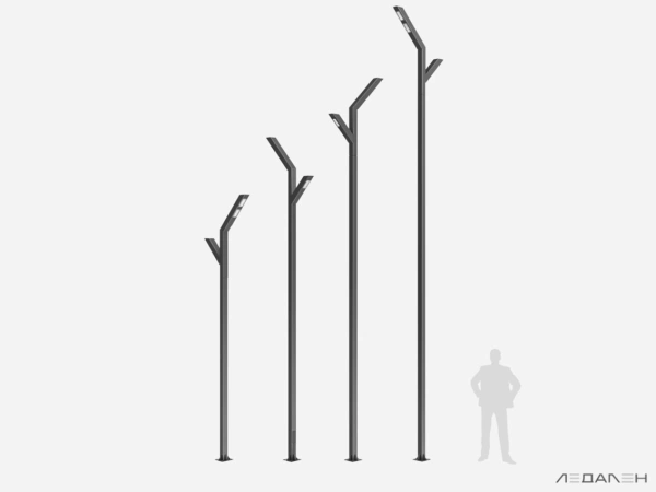 Заказать уличный светильник albero duo 6000k 150w артикул  с доставкой