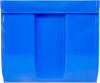 Ящик сплошной 250×150×130 мм, объем 4.88 л., арт.: 5002, синий, код: 10035