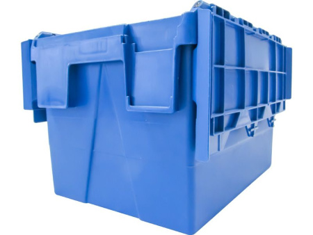 Ящик сплошной 400×300×265 мм, объем 30 л., арт.: SPKM 4325-1, синий, код: 21815