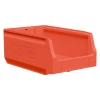 Складской лоток Logic Store 350х225х150 мм красный с отверст. для продольн. перегород. и накл. 100х70 мм