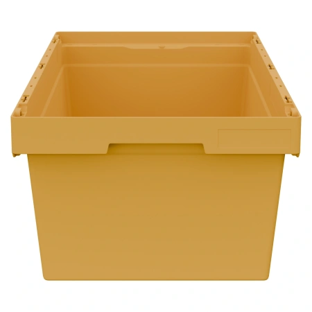 Вкладываемый контейнер INSTORE KV-6427 600x400x272 мм жёлтый со сплошным дном