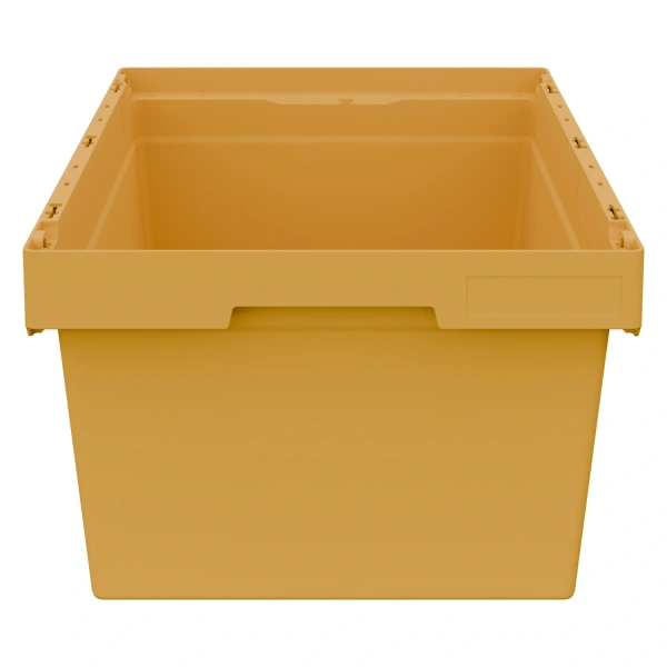 Вкладываемый контейнер INSTORE KV-6427 600x400x272 мм жёлтый со сплошным дном